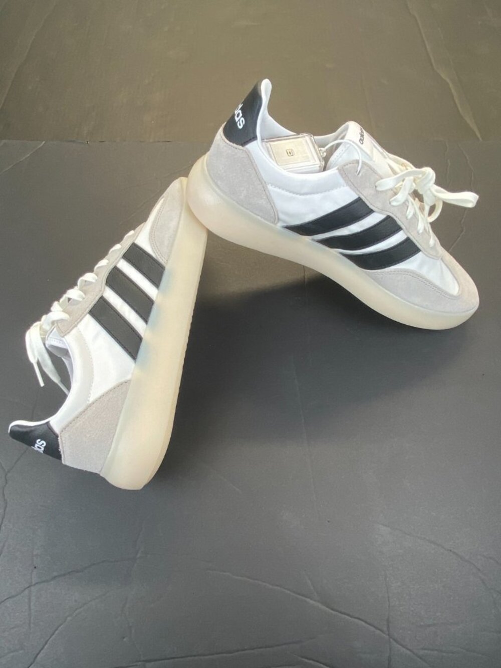 ADIDAS Barreda‎ Decode Shoes Women's Size US 10.5 White/Black/Gray - Picture 3 of 11